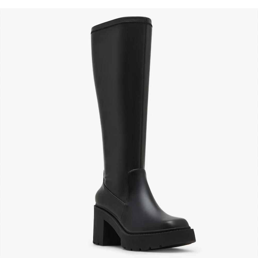 Steve Madden Black Heeled Boots
